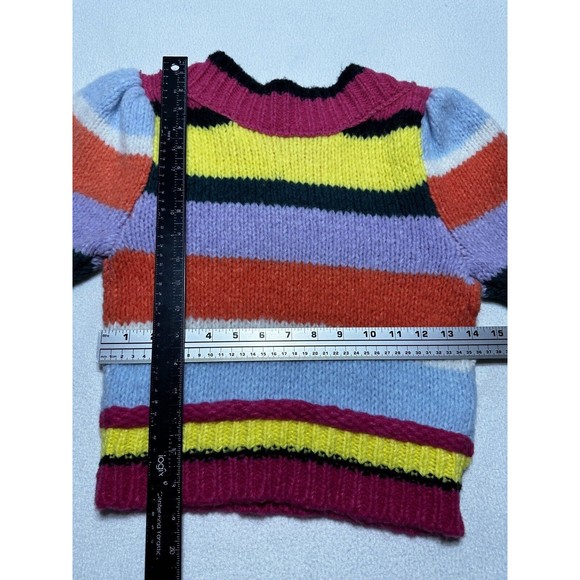 Free People Foxy Stripe Sweater Pullover - Size XS Wool Blend Extra Small EUC - Picture 9 of 13